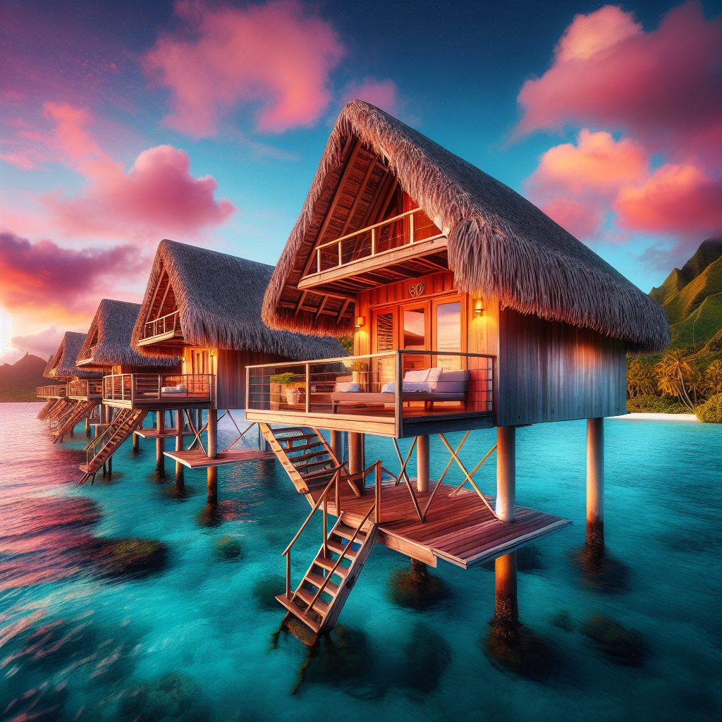 Overwater Bungalows in Tahiti for a Unique Stay