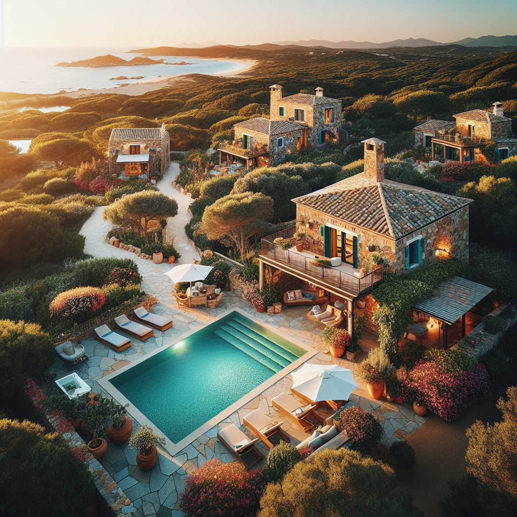 Villas in Sardinia with Private Pools and Coastal Access